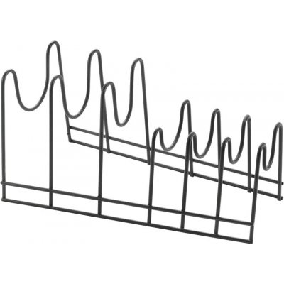 Metaltex Lido držák na pokličky černá 28 cm, 14 cm, 16 cm – Zboží Dáma