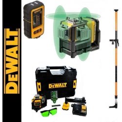DeWalt DCE089D1G + tyč + přijímač