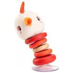 Lilliputiens houpací chrastítko s přísavkou slepička Paulette – Zbozi.Blesk.cz