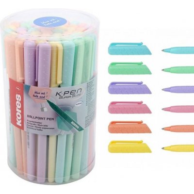 Kores K0 Pen pastel soft povrch trojhranné 1 mm – Zboží Dáma