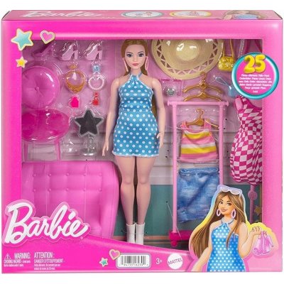 Barbie Stylistka + šatna HPL78 – Zbozi.Blesk.cz