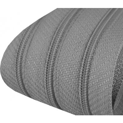 Zip spirálový 3 mm - metráž - různé barvy Zip spirálový 3 mm: 319 Ocelová – Hledejceny.cz