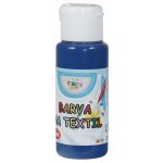 Creatoys Barva na textil 60 ml pruská modř – Zboží Dáma