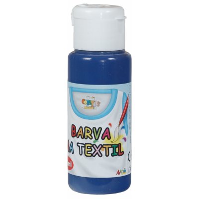 Creatoys Barva na textil 60 ml pruská modř – Zboží Dáma
