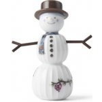 Vánoční porcelánová dekorace Snowman 11,5 cm Kähler – Sleviste.cz