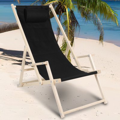 Jopassy Camping Relax Lounger černé – Zbozi.Blesk.cz