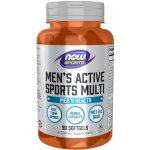 Now Men's Active Sports Multivitamin 90 softgel kapslí – Hledejceny.cz