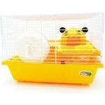 Tatrapet klec pro křečky s výbavou oranžová 35 x 28 x 25 cm – Sleviste.cz