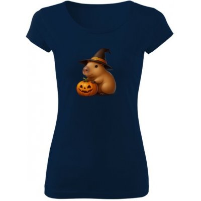 Tričko s potiskem Spookybara Půlnoční modrá – Sleviste.cz