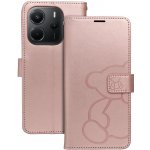 Mezzo Book pro Xiaomi Redmi Note 14 4G medvídek růžovozlaté – Hledejceny.cz