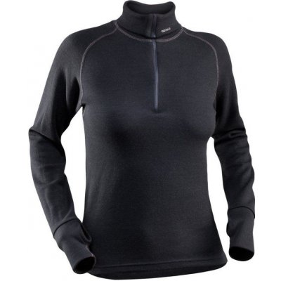 Devold dámský rolák se zipem Expedition merino 235 Zip Neck black – Zboží Mobilmania