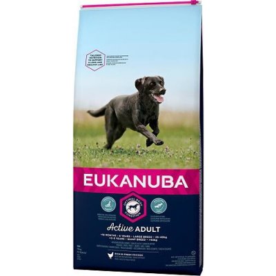 Granule pro psy Eukanuba Adult Large Breed, 15 kg