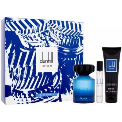 Dunhill Driven dárková kazeta pro muže EDT 100 ml + sprchový gel 90 ml + EDT 15 ml