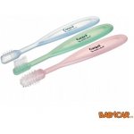 Canpol babies sada zubních kartáčků zelená, modrá, růžová 3 ks – Zboží Mobilmania