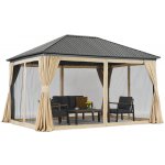 Garden Point altán Sardinia 3x4 se závěsy a moskytiérou béžový – Zboží Dáma