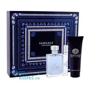 Versace Pour Homme EDT 100 ml + EDT 10 ml + sprchový gel 150 ml dárková sada