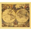 Nástěnné mapy K + K Svět - historická mapa - Loon 52 x 44 cm Varianta: bez rámu v tubusu, Provedení: papírová mapa