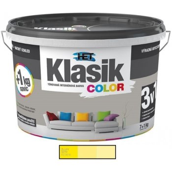 HET Klasik COLOR 4 KG, klasik color Žlutý sytý KC 618