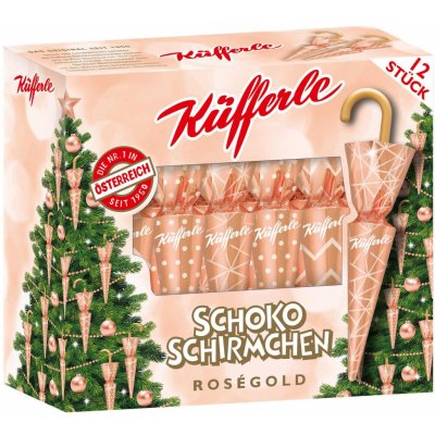 Lindt Küfferle Rosé Gold závěsné 12 ks 162 g – Zboží Dáma