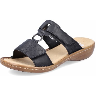 Rieker dámské pantofle 60885-00 černá – Hledejceny.cz