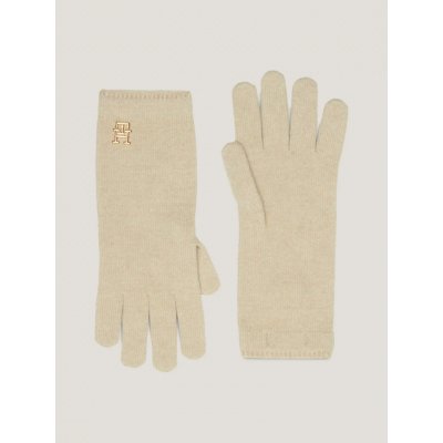 Tommy Hilfiger dámské krémové rukavice M-L ABH