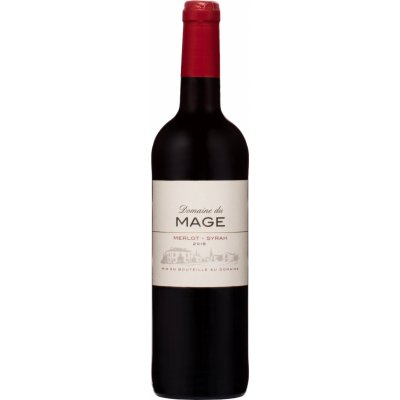 Domaine du Mage Merlot Syrah 12,5% 0,75 l (holá láhev) – Hledejceny.cz