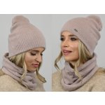 Fashionweek alpakový zimní set čepice komin ZIZI-AL2 béžový – Hledejceny.cz