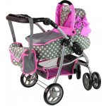 Alice 2v1 Gondola Bag Pink Stars – Zboží Mobilmania