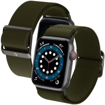 Spigen Lite Fit nylonový řemínek pro Apple Watch 45mm / 44mm / 42mm - khaki AMP02288 – Zboží Mobilmania
