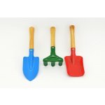 Teddies zahradní nářadí dřevo/kov 15-22 cm 3 ks na kartě – Zboží Mobilmania