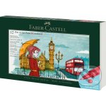 Faber-Castell 267137 Popisovače Pitt Artist Pen London 12 ks – Zboží Živě
