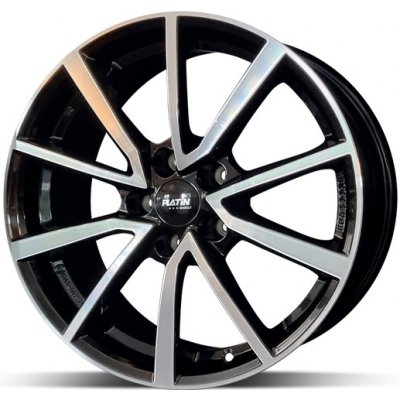 Platin P95 7x17 5x108 ET42 black polished – Hledejceny.cz