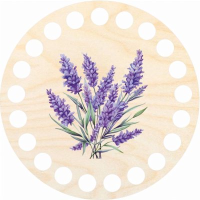 Dřevěný svět online Podtácek 10 cm, Levandule – Zboží Dáma Dřevěný svět online Podtácek 10 cm, Levandule – Zboží Dáma