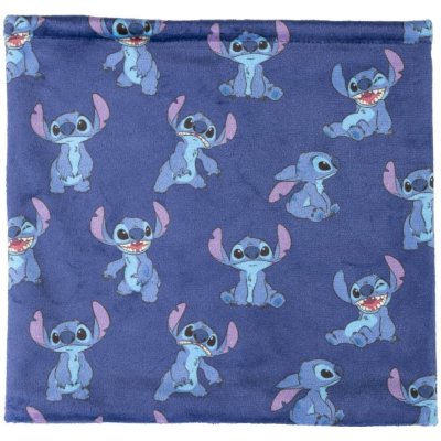 CurePink Dětský multifunkční šátek na krk Disney|Lilo & Stitch Hlava Stitche – Zboží Dáma