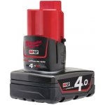 Milwaukee M12B4 4Ah 4932430065 – Zboží Dáma Milwaukee M12B4 4Ah 4932430065 – Zboží Dáma