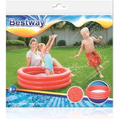 Bestway 51024 tříkomorový bazének 102 x 25 cm – Zboží Mobilmania