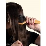 WellMax Bambusový kartáč na vlasy s kančími štětinami – Hledejceny.cz
