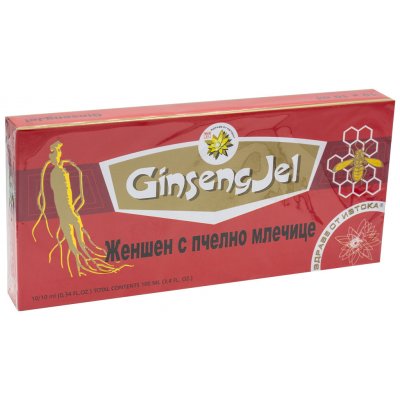 Marksman-import Ginsengjel ženšen s mateří kašičkou 10 x 10 ml