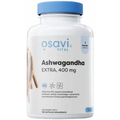 Osavi Ashwagandha Extra 400 mg 180 vegan kapslí – Hledejceny.cz