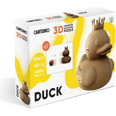 Cartonic 3D PUZZLE DUCK 104 ks – Sleviste.cz