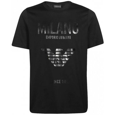 Emporio Armani luxusní pánské tričko t-shirt MILANO – Sleviste.cz