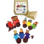 Montessori Ulanik puzzle Duhové auta – Zboží Dáma