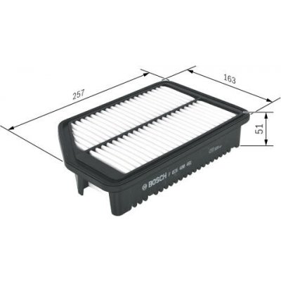 Vzduchový filtr BOSCH F 026 400 481 – Hledejceny.cz