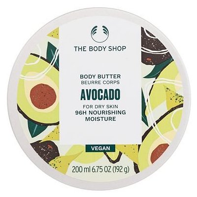 The Body Shop Avocado Body Butter hydratační tělové máslo 200 ml pro ženy