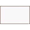 Tabule VMS Vision boardOK Keramická tabule na fixy s hnědým rámem Hnědá 200 x 120 cm