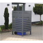 Westmann Planum 1 plechový 90 x 90 x 150 cm antracit – Zboží Dáma