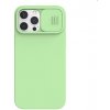 Pouzdro a kryt na mobilní telefon Apple Pouzdro Nillkin CamShield Silky Magnetic iPhone 13 Pro Max, zelené