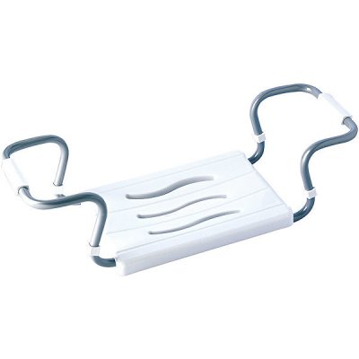 MSV sedátko do vany, nastavitelné, bílé, ocel, 50-70 cm, do 120 kg 140696 – Zboží Mobilmania