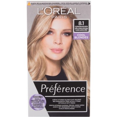 L'Oréal Excellence 8,1 blond popelavá světlá – Zboží Mobilmania