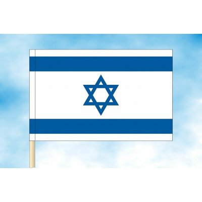 LIBEA, s.r.o. Vlajka Izraele Rozměr: 100×150 cm, Uchycení: Návlek na žerď – Zbozi.Blesk.cz